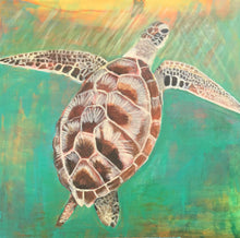 Load image into Gallery viewer, Turtle - under the ocean V